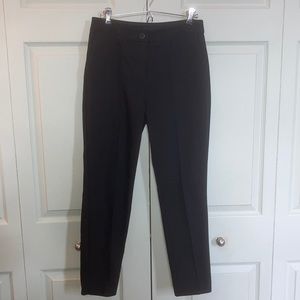 Express Ankle High Rise Stretch Pant 6R Black